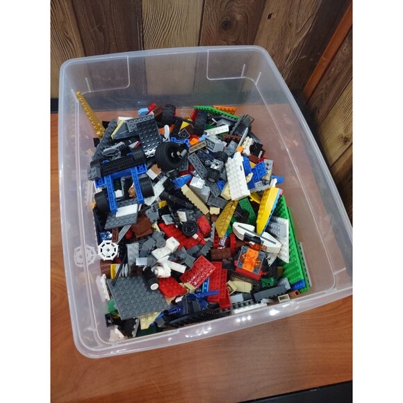 LEGO 5 lbs Pounds Random Parts Pieces Building Plates Blocks Bulk Lot - Picture 1 of 9